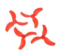 Dpofirs Low Noise 3-Vane/Wing Propeller Replacement for Avata 2 Drone - Improved Aerodynamics - 4 Pieces for Easy Installation (Red)