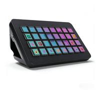 Dpofirs Macro Keypad, Stream Controller Deck Gaming Streaming Shortcut Keyboard, 32 Programmable Keys Customizable Visual AI Pad (Black)
