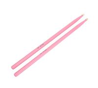 Dpofirs Maple Wood Jazz Drum Sticks High Strength and Durable Practice Drumsticks for Adults Kids Beginners 5A for Various Music Styles and Techniques (Pink)