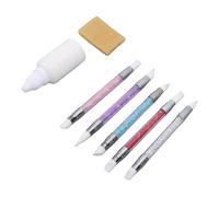 Dpofirs Masking Fluid, Professional Liquid Masking Tape for Watercolor Painting with Eraser and Applicator, Fast Drying Art Supplies for Artists, Calligraphy, Mixed Media and Crafts,