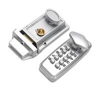 Dpofirs Mechanical Code Lock, Keyless Entry Door Lock with Push Button Design for Outdoor Patio Gate Shed