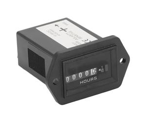 Dpofirs Mechanical Hour Wide Range 0-9999.9H Auto Data Retention for Environmental Equipment 12-36VDC, Material Quartz, for Industrial Production, Environmental Equipment, Battery Cars, 1 X