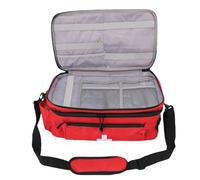 Dpofirs Medication Travel Carrying Bag, First Responder Bag Nylon Red for Home
