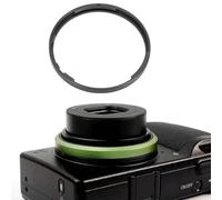 Dpofirs Metal Decorate Lens Ring, Camera Accent Ring Cap with CNC Machined Aluminum Alloy, Replacement for RicohGR3X Camera (Black)