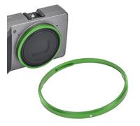 Dpofirs Metal Decorate Ring Cap, Aluminum Alloy Lens Ring Cap with Decoration Design for RicohGR4 Camera (Green)