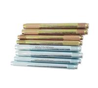 Dpofirs Metal Wheel Alignment Pin Set with Precise Machined Threads for Proper Wheel Alignment, Hanger Pin Kit for Easy Tire Changing on Cars with Lug Bolts, 4 Different Sizes Included