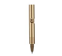 Dpofirs Mini Brass Mechanical Pen Sturdy Construction Reliable Ballpoint