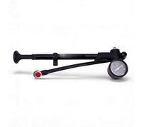 Dpofirs Mountain Bike Shock Pump, 300 PSI High Pressure Shock Pump with Dual Knob Leakproof Design, Button Relief Valve, 360 Degree Rotating Hose for Front Fork Rear Suspension Air Shocks