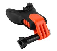 Dpofirs Mouth Mount for Action Camera, Mouth Mount Universal Ergonomic Surfing Bite Mouthpiece Holder Adapter for Action Camera