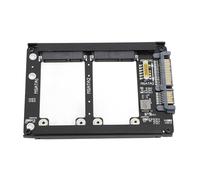 Dpofirs MSATA SSD To 2.5 Inch Adapter Converter High Speed 6Gbps III SSD Adapter Card for Easy Data Storage Plug and Play for Tech Enthusiasts Transparent for Operating System