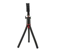 Dpofirs Multifunctional Flexible Tripod Portable Phone Stand, Adjustable Height Angle, Stable Structure, Premium ABS Aluminum TPE Material for Group Photo, Video Recording