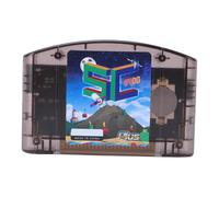 Dpofirs N64 Flash Cartridge, Open Source Game Cartridge with 64DD Emulation and 16GB Memory for 64DD Retro Game Console (Black Transparent)