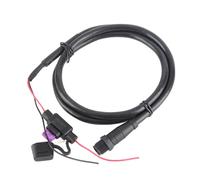 Dpofirs NMEA 2000 Male Power Cable with Fuse Efficient 1m Long for Networks, ABS Material