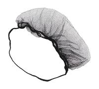 Dpofirs Nylon Beard Protector Nets Disposable Breathable Elastic, 100pcs Beard Covers for Promoting Safe Work Practices (Black)