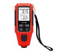 Dpofirs Paint Thickness Gauge Car Coating Depth Gauge 0-2000μm Digital Paint Meter for Manufacturing, Industries, Workshops, Car Tester (Red)