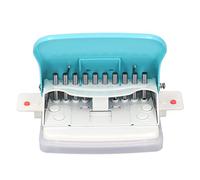 Dpofirs Paper Binding Machine, Handheld Portable Spiral Binder with 10 Sheets Capacity Adjustable Hole Punch for A4 A5 B5 Paper Home School Office
