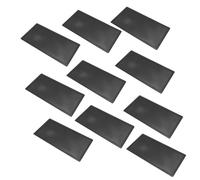 Dpofirs PC Case Fan Dust Filter, High Ventilation Magnetic Dust Filter Cover, 10pcs Soft Mesh Grilles for Computer Case Fan, Black PVC Material