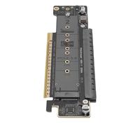 Dpofirs PCIe 5.0 X16 to Dual M.2 M Key Adapter Card with Ultimate Bandwidth for High Speed SSD Expansion, for Professional Workloads and Enterprise Level Support, Ideal for Data Centers and Storage