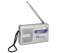 Dpofirs Personal AM FM Pocket Radio Portable, Mini Digital Tuning Radio with Headphone Jack, AM FM Portable Radio Built in Speaker for Walk/Jogging/Gym/Camping