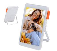 Dpofirs Phone Vlog Selfie Screen, 4 Inch 1080P Wireless Magnetic Selfie Screen for Wins for Android for IOS, Portable Phone Rear Camera Monitor for Indoor Outdoor
