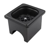 Dpofirs Pitcher Rinser, Stainless Steel Automatic Cup Washer with Multidirectional Spray Nozzle for Kitchen Sink Bar Coffee Shop (Small)