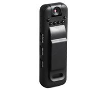 Dpofirs Pocket Camcorder for Outdoor, Portable Night Vision Video Recorder with Back Clip, Mini Security Camera for Home, 400mAh Battery