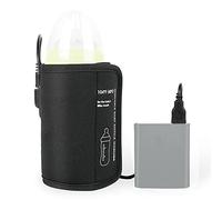 Dpofirs Portable USB Baby Bottle Warmer, Neoprene Baby Bottle Warmer Bag for Breast Milk and Formula with USB Cable, for Outdoor Travel