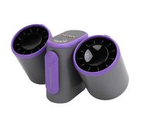 Dpofirs Portable Waist Fan, 3 Speed Cooling Belt Fan, 8000mAh Battery Rechargeable, Turbo USB Fan with Light, Wearable Cooler, for Clothes Shirt Farm Hiking Outdoor Jobsite Camping