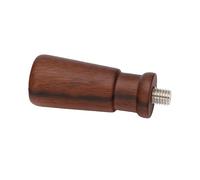 Dpofirs Portafilter Handle, Solid Walnut Wood M10 Thread Coffee Portafilter Wood Handle Replacement Fits Bottomless and Spouted with Ergonomic Grip for Semi Automatic