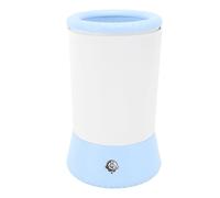 Dpofirs Premium Plastic Dog Foot Cleaner Practical Smart Design for Pet Hygiene - Suitable for Dogs Cats (Blue White)