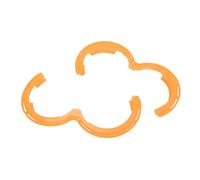 Dpofirs Propeller Bumper Protector for Avata 2, Shock-Absorbing TPU Accessories, for Drone Protection, Lightweight Design for Pilots (Orange)