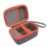 Dpofirs Protective Storage Box, Kids Music Player Hard Case Hold Up to 36 Cards Nylon, EVA Travel Carrying Case for Children Speaker Plays Cards Radio