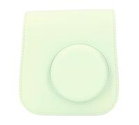 Dpofirs PU Leather Instant Camera Bag, Vintage Style Protective Case with Shoulder Strap for Mini SE 7 Plus, Dust and Scratch Resistant (Green)