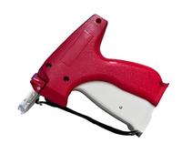 Dpofirs Quick Clothing Fixer, Mini Stitch Hemming Gun with High Grade Steel Needle and ABS Shell, for Home Garment Repair and Button Attachment (Red)