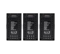 Dpofirs RC Helicopter Battery, Replacement Battery For RC Helicopters, 3Pcs 7.4V 350mAh LiPo Pack With Lightweight Design And Built In Protection, For ERA C138 C138PRO Models (3PCS)