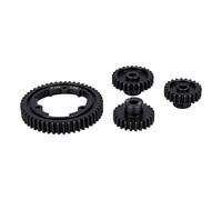 Dpofirs RC Pinion and Spur Gear Set, Premium Steel 50T M1 Gear with