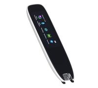 Dpofirs Reading Pen, Reader Scanner Pen Wide Application White Color Wear Resistant Built In Recording Function for Home