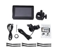 Dpofirs Rear View Camera with 5" Monitor, Wide Angle View, Night Vision, for E Bike Riders, ABS Black