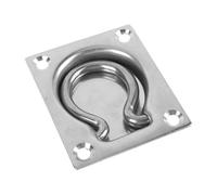 Dpofirs Recessed Tie Down Ring Heavy Duty Stainless Steel Security Point for Truck Boat Universal Fit for Trucks SUVs Ships, 2.91x3.62in