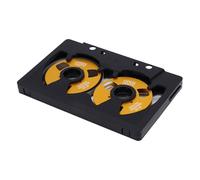 Dpofirs Reel to Reel Blank Sound Cassette Music Recording Tape Beautiful and Practical for Cassette Player 50 Minutes Black and Gold Material