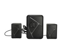 Dpofirs RGB Desktop Speaker System with Subwoofer for Gaming Computer TV Phone, Wired 2.1 Multimedia Sound System