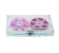Dpofirs Roll to Roller Cassette Ribbon, Rolls to the Roller Empty Sound Cassette Band 46 Minutes DIY Homemade for Music Recording (Purple)