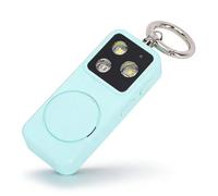 Dpofirs Safety Alarm, 150dB Siren, Flashing Light, Panic Button for Women, Seniors, Students, Lone Workers, and Travelers, Safety Keychain (green)