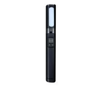 Dpofirs Selfie Stick Tripod, 4 Leg Extendable Stand with Fill Light and BT Remote, Portable Phone Tripod for 4.7-7 Inch Smartphones for Live Stream Video Recording