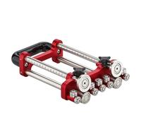 Dpofirs Sheet Metal Roller Portable 2 Station Bender for Precise 0-100° Bending Metal Roofing Tool for Pro with 7mm-180mm Bending