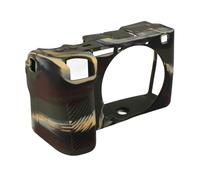Dpofirs Silicone Camera Hood Case, Camera Protective Cover for A6700 with Shockproof Non Slip Grip, Red Soft Skin Protector for A6700 (Camo Green)