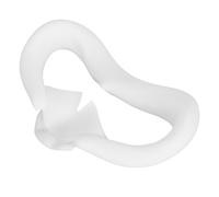 Dpofirs Silicone Eye Mask, Breathable Light Blocking Face Cushion for Meta 3 VR Glasses, Suitable for Intense Gamers (White)