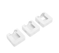 Dpofirs Silicone Shockproof Mic Protective Cover with Complete Coverage for RODE Wireless Go Mic - Portable Design for Filming, 3PCS Silicone Case for Outdoor Activities (White)