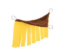 Dpofirs Small Animal Soft Breathable Tassel Hammock for Rabbit Hamster, Flannel Hideout Sleeping Place for Chinchilla Squirrel, 30cm/11.8in