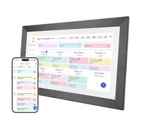 Dpofirs Smart Digital Calendar, 15.6 Inch Touchscreen WiFi Interactive Display with APP, 1080P 32GB Wall Planner Electronic Photo Frame for Family Schedules (UK)